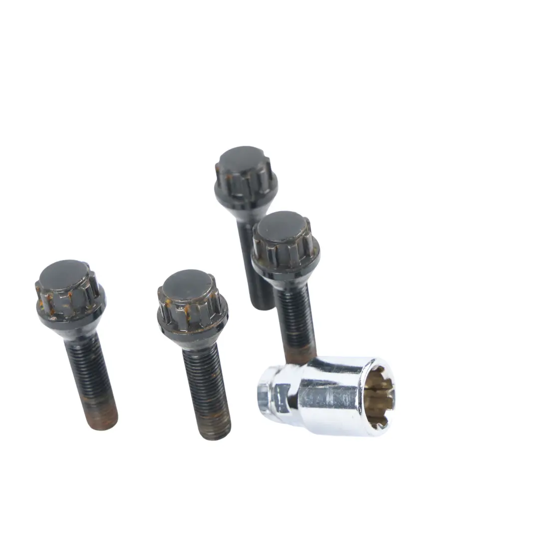 BMW Locking Wheel Bolt Locks Security Nut Spacer Spacer 2453961 Set - SKU BMW-LOCK-BOLTS-SPACERS - Part number BMW-LOCK-BOLTS-SPACERS