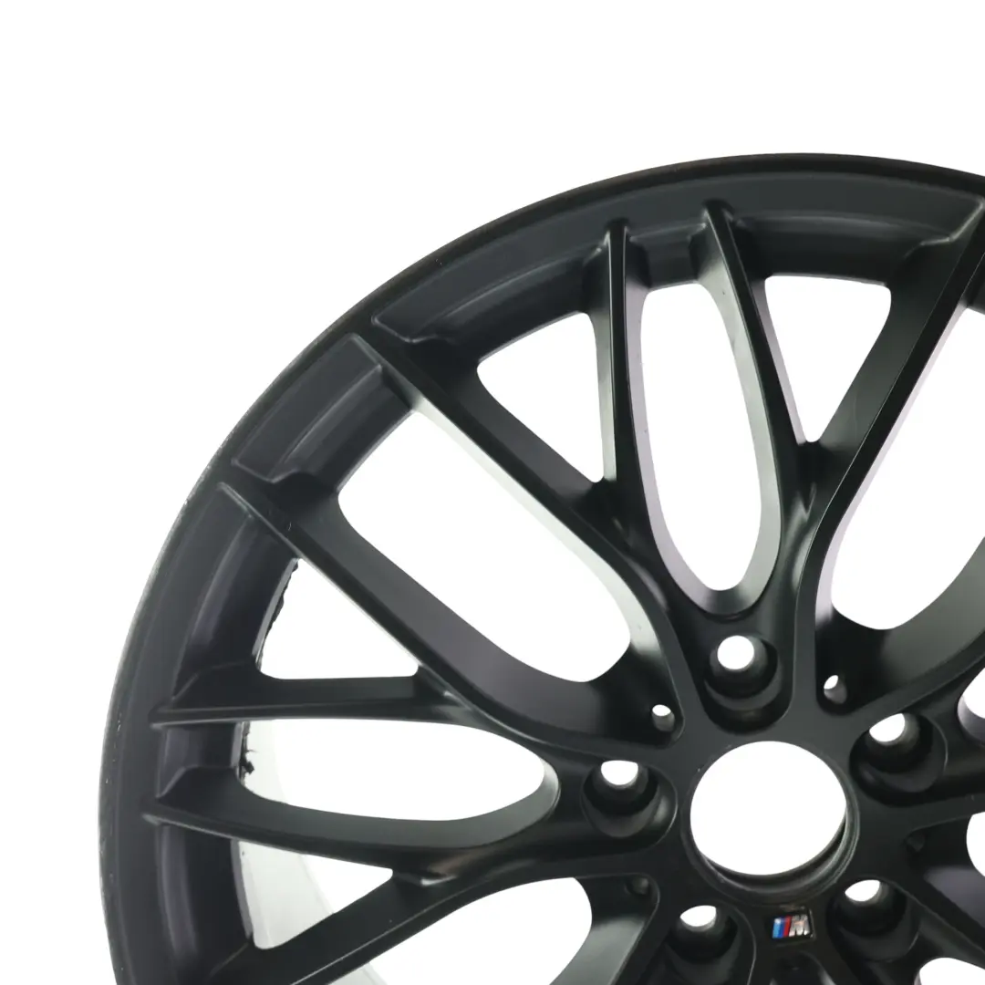 Alloy Wheel Rim 19" 9.5J 5x120 VIA BMW VIA to BMW F80 M3 Black with Part number BMW-VIA-19 BMW F80 M3 Black Alloy Wheel Rim 19" 9.5J 5x120 VIA BMW VIA - SKU BMW-VIA-19-10 - Part number BMW-VIA-19