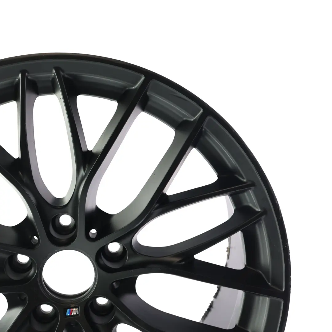 Alloy Wheel Rim 19" 9.5J 5x120 VIA BMW VIA to BMW F80 M3 Black with Part number BMW-VIA-19 BMW F80 M3 Black Alloy Wheel Rim 19" 9.5J 5x120 VIA BMW VIA - SKU BMW-VIA-19-10 - Part number BMW-VIA-19
