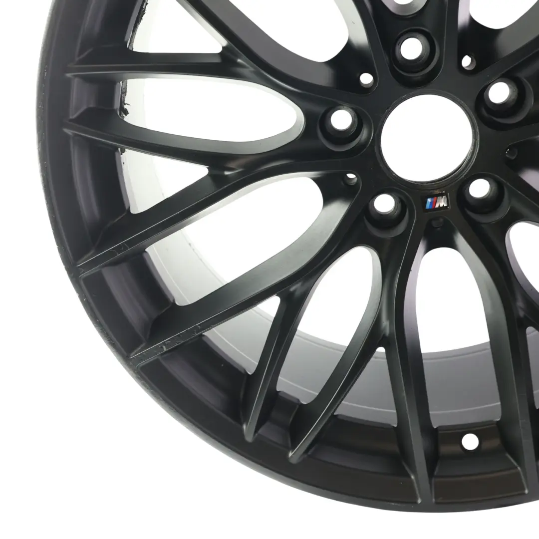 Alloy Wheel Rim 19" 9.5J 5x120 VIA BMW VIA to BMW F80 M3 Black with Part number BMW-VIA-19 BMW F80 M3 Black Alloy Wheel Rim 19" 9.5J 5x120 VIA BMW VIA - SKU BMW-VIA-19-10 - Part number BMW-VIA-19
