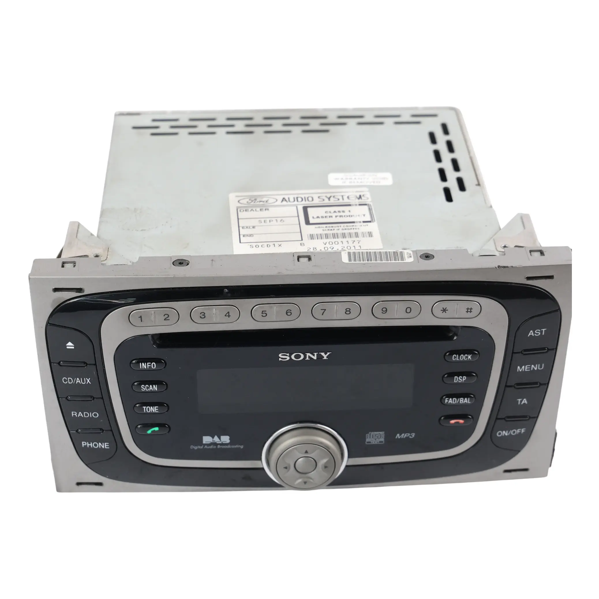 Ford Kuga Mk1 C394 Radioodtwarzacz CD Sony BV4T-18C939-DA