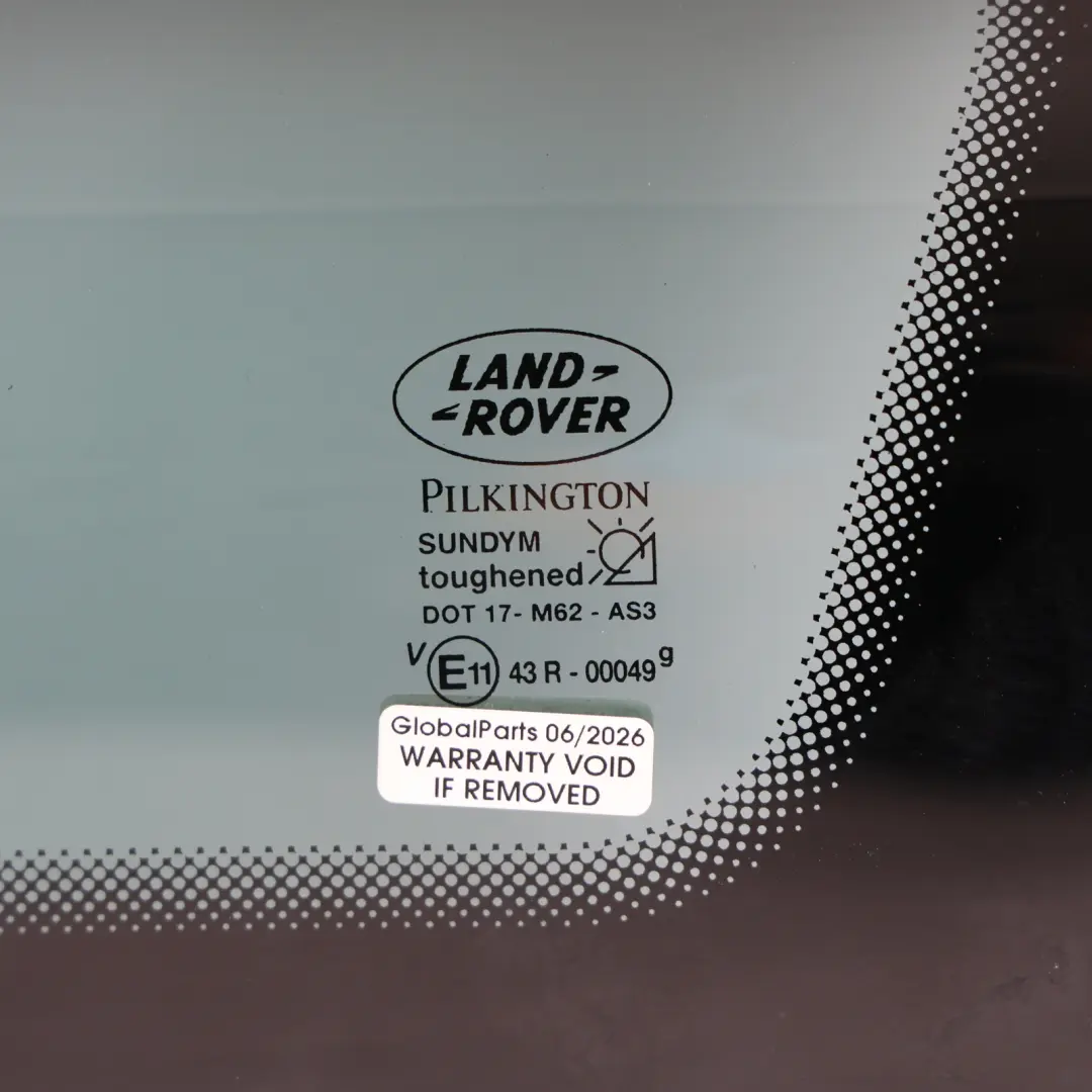 Light Sundym Roof Glass Right O/S Toughened to Land Rover Discovery 2 L318 Alpine with Part number CPB000080 Land Rover Discovery 2 L318 Alpine Light Sundym Roof Glass Right O/S Toughened - SKU CPB000080 - Part number CPB000080