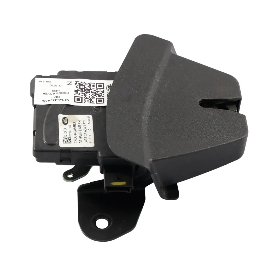 Serratura Portellone Posteriore Inferiore Destro per Range Rover L405 con numero di parte CPLA-442A66-BD Range Rover L405 Serratura Portellone Posteriore Inferiore Destro - SKU CPLA-442A66-BD-1 - Numero di parte CPLA-442A66-BD