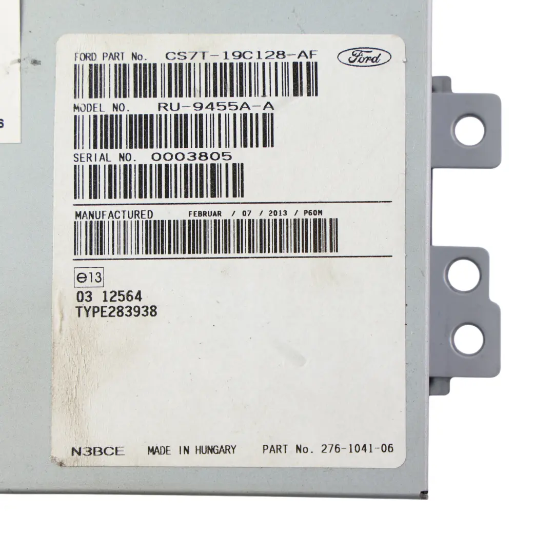 Mk3 S-Max Mondeo Mk4 Sat Nav Control Module Amplifier to Ford Galaxy with Part number CS7T-19C128-AF Ford Galaxy Mk3 S-Max Mondeo Mk4 Sat Nav Control Module Amplifier - SKU CS7T-19C128-AF - Part number CS7T-19C128-AF