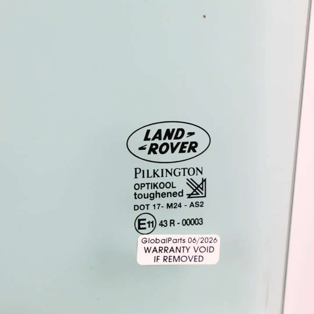Door Window Glass AS2 Front Left N/S to Land Rover Discovery 2 L318 with Part number CUB102710 Land Rover Discovery 2 L318 Door Window Glass AS2 Front Left N/S - SKU CUB102710 - Part number CUB102710