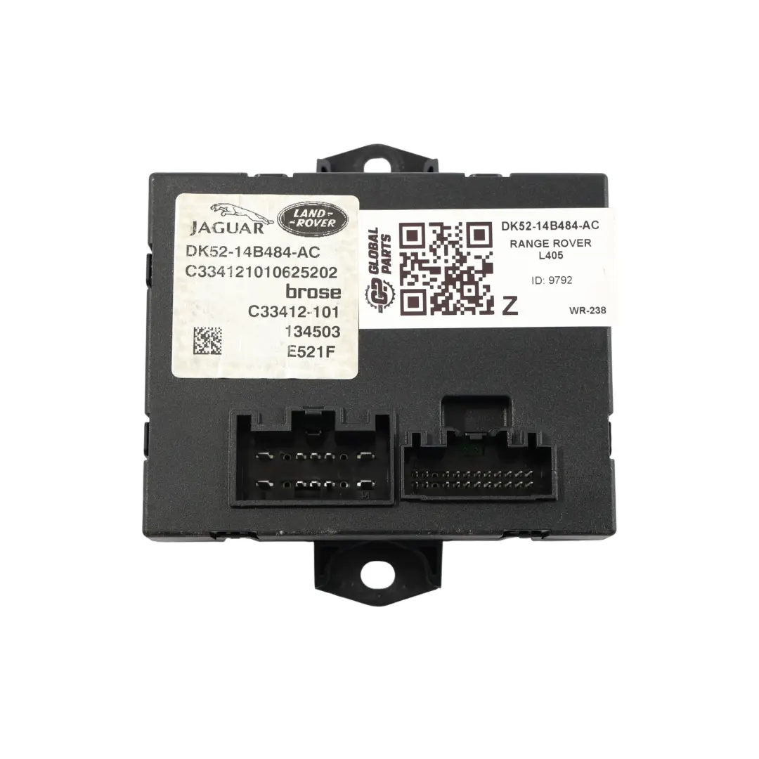 Module Unité Contrôle Carrosserie BCM ECU pour Range Rover L405 à propos du numéro de pièce DK52-14B484-AC Range Rover L405 Module Unité Contrôle Carrosserie BCM ECU - SKU DK52-14B484-AC - Numéro de pièce DK52-14B484-AC