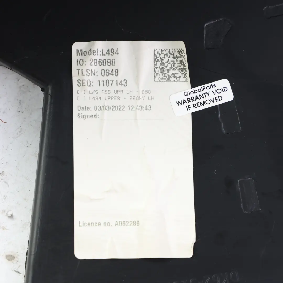 Land Rover Range Rover Sport L494 Pannello Bagagliaio Post Sx - SKU DK62-31013-A - Numero di parte DK62-31013-A