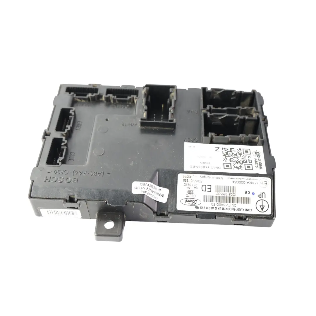 Module BCM ECU pour Ford Fiesta MK7 Transit Courier à propos du numéro de pièce DN1T-15K600-ED Ford Fiesta MK7 Transit Courier Module BCM ECU - SKU DN1T-15K600-ED - Numéro de pièce DN1T-15K600-ED