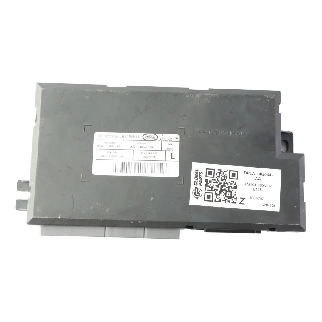 Range Rover Vogue L405 Module Contrôle Siège Arrière Gauche DK62-14G053-AA - SKU LR055479 - Numéro de pièce LR055479