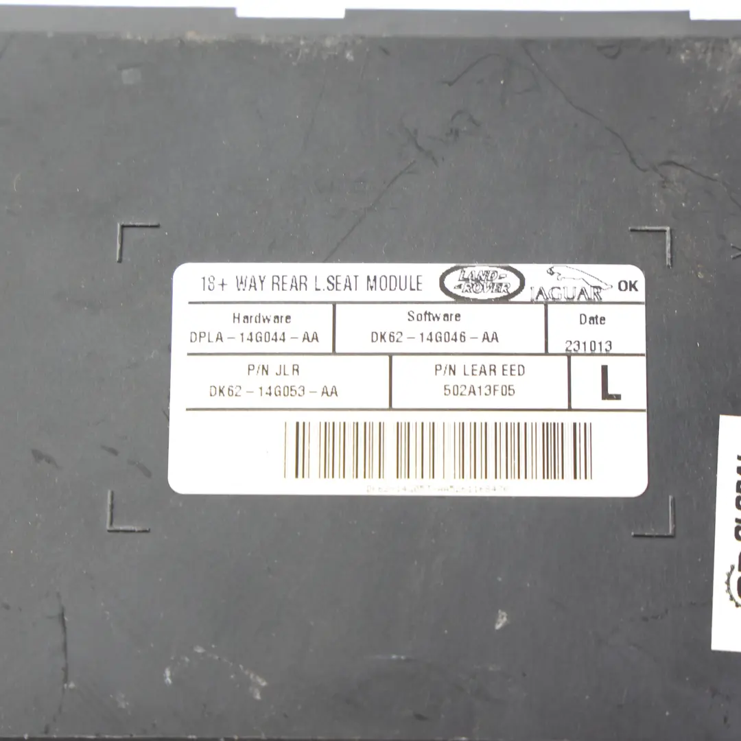 Module Control Unit Rear Left N/S DK62-14G053-AA to Range Rover Vogue L405 Seat with Part number LR055479 Range Rover Vogue L405 Seat Module Control Unit Rear Left N/S DK62-14G053-AA - SKU LR055479 - Part number LR055479