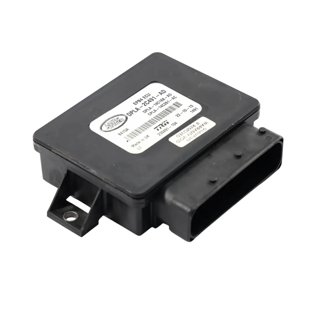 Módulo Control Freno Mano Eléctrico para Range Rover L405 con número de pieza DPLA-2C491-AD Range Rover L405 Módulo Control Freno Mano Eléctrico - SKU DPLA-2C491-AD - Número de pieza DPLA-2C491-AD
