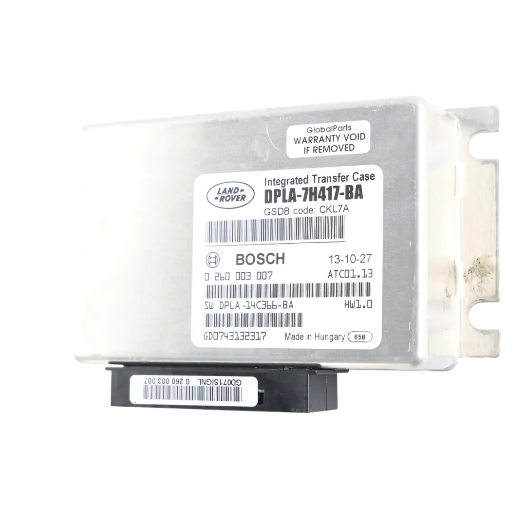 Range Rover L405 L494 Transfer Case Control Unit Module ECU Bosh - SKU DPLA-7H417-BA - Part number DPLA-7H417-BA