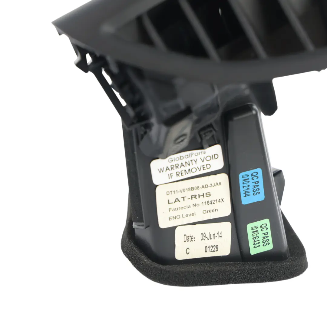 Dashboard Air Inlet Grille Front Right O/S to Ford Transit Connect with Part number DT11-V018B08-AD Ford Transit Connect Dashboard Air Inlet Grille Front Right O/S - SKU DT11-V018B08-AD - Part number DT11-V018B08-AD
