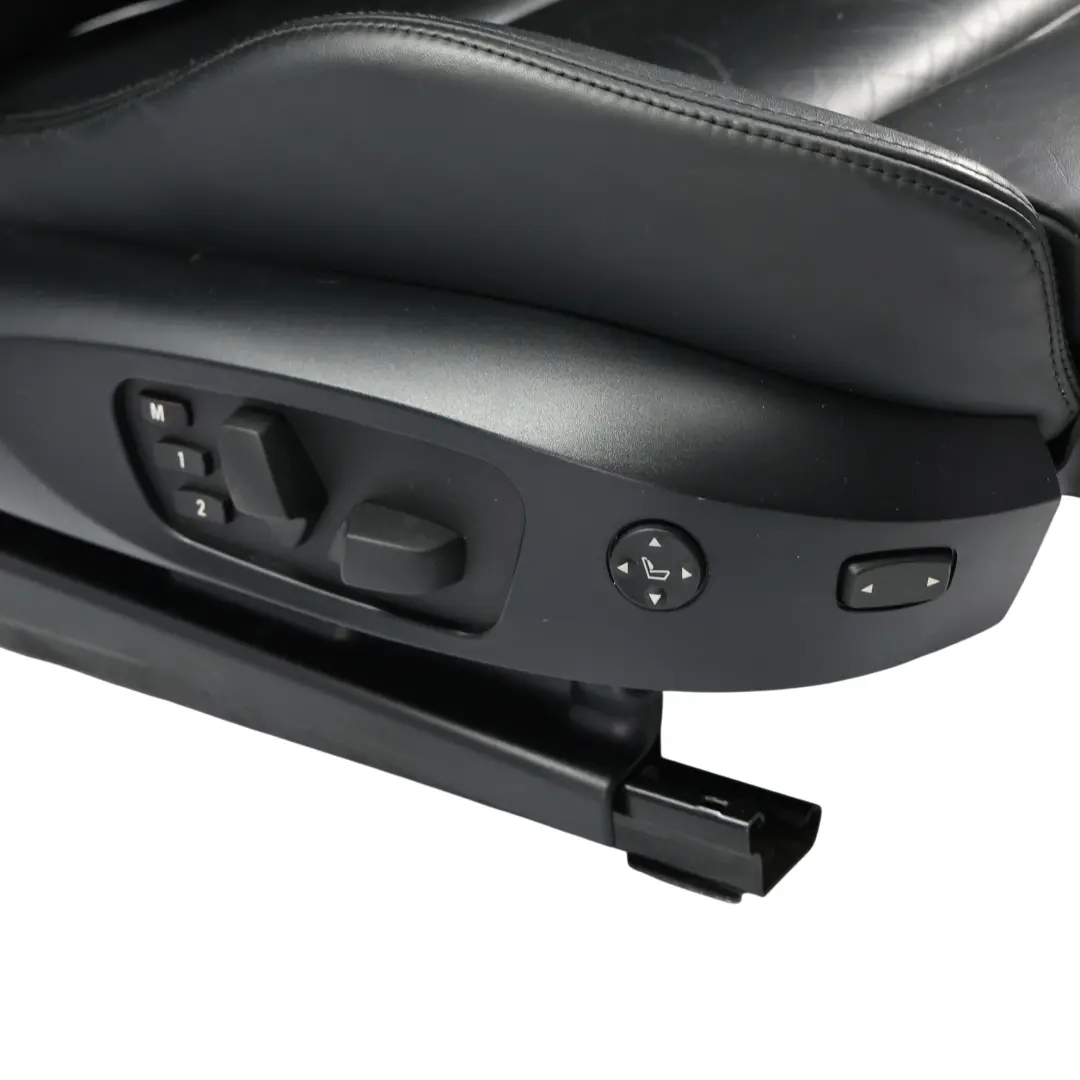 BMW E90 M3 M Sport Interior Front Seats Set Memory Full Leather Novillo Black - SKU E90-M3-SEATS-LEATHER-SET-NOVILLO-NCSW - Part number E90-M3-SEATS-LEATHER-SET-NOVILLO-NCSW