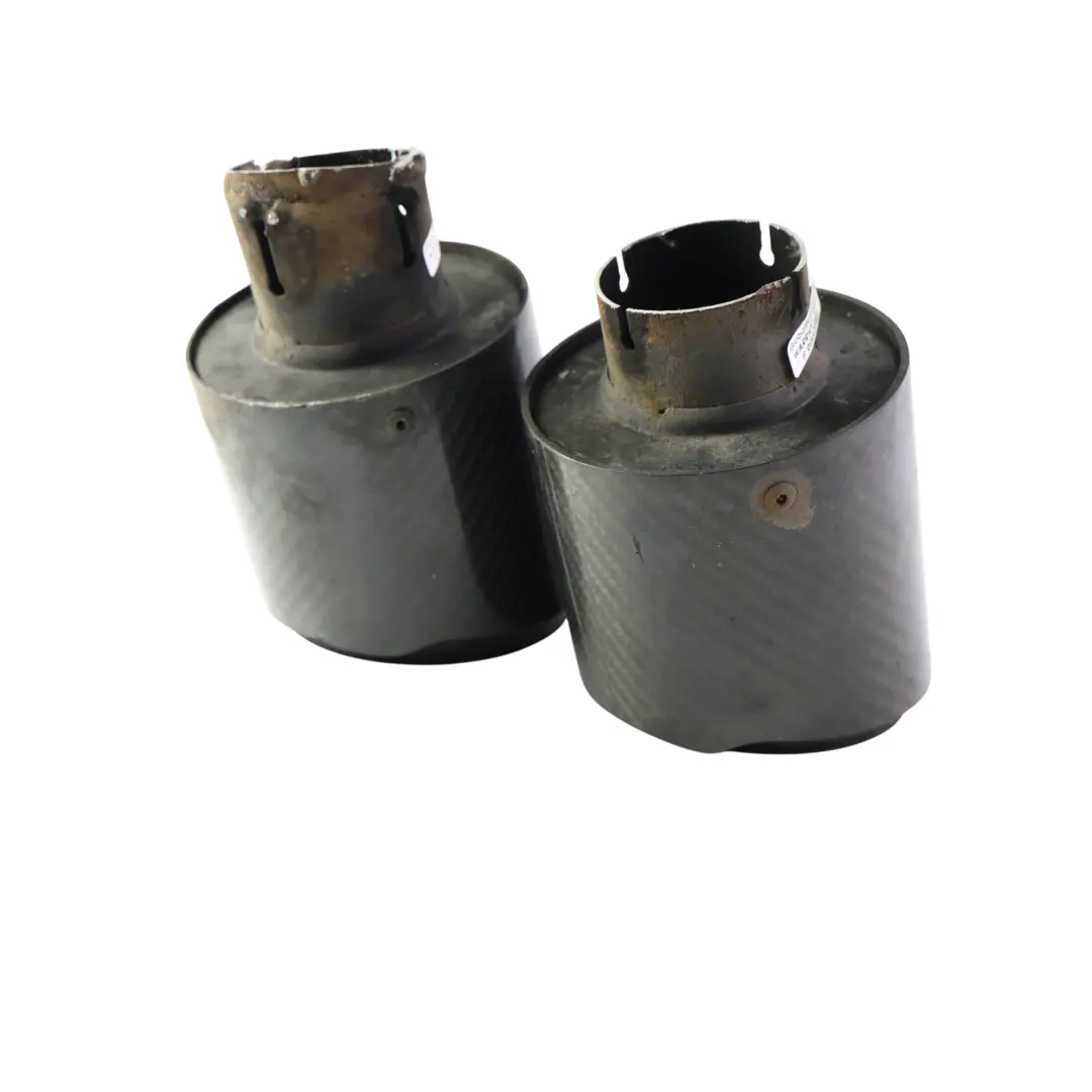 Exhaust Tailpipe Tip Set Carbon Look M Sport to BMW E90 E91 E92 with Part number E92-EXHAUST-TIP-SET BMW E90 E91 E92 Exhaust Tailpipe Tip Set Carbon Look M Sport - SKU E92-EXHAUST-TIP-SET - Part number E92-EXHAUST-TIP-SET