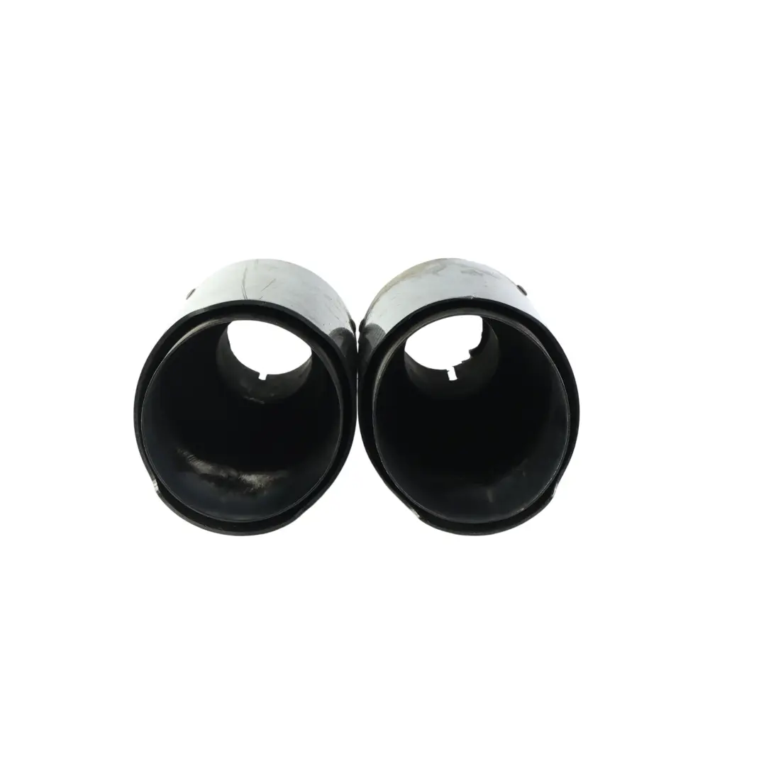 BMW E90 E91 E92 Exhaust Tailpipe Tip Set Carbon Look M Sport - SKU E92-EXHAUST-TIP-SET - Part number E92-EXHAUST-TIP-SET