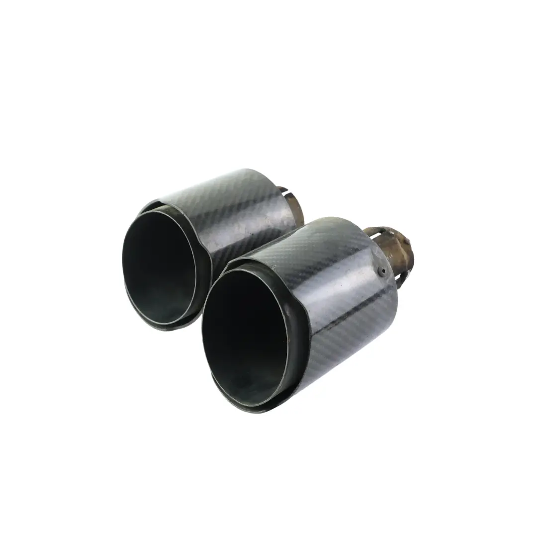 Exhaust Tailpipe Tip Set Carbon Look M Sport to BMW E90 E91 E92 with Part number E92-EXHAUST-TIP-SET BMW E90 E91 E92 Exhaust Tailpipe Tip Set Carbon Look M Sport - SKU E92-EXHAUST-TIP-SET - Part number E92-EXHAUST-TIP-SET