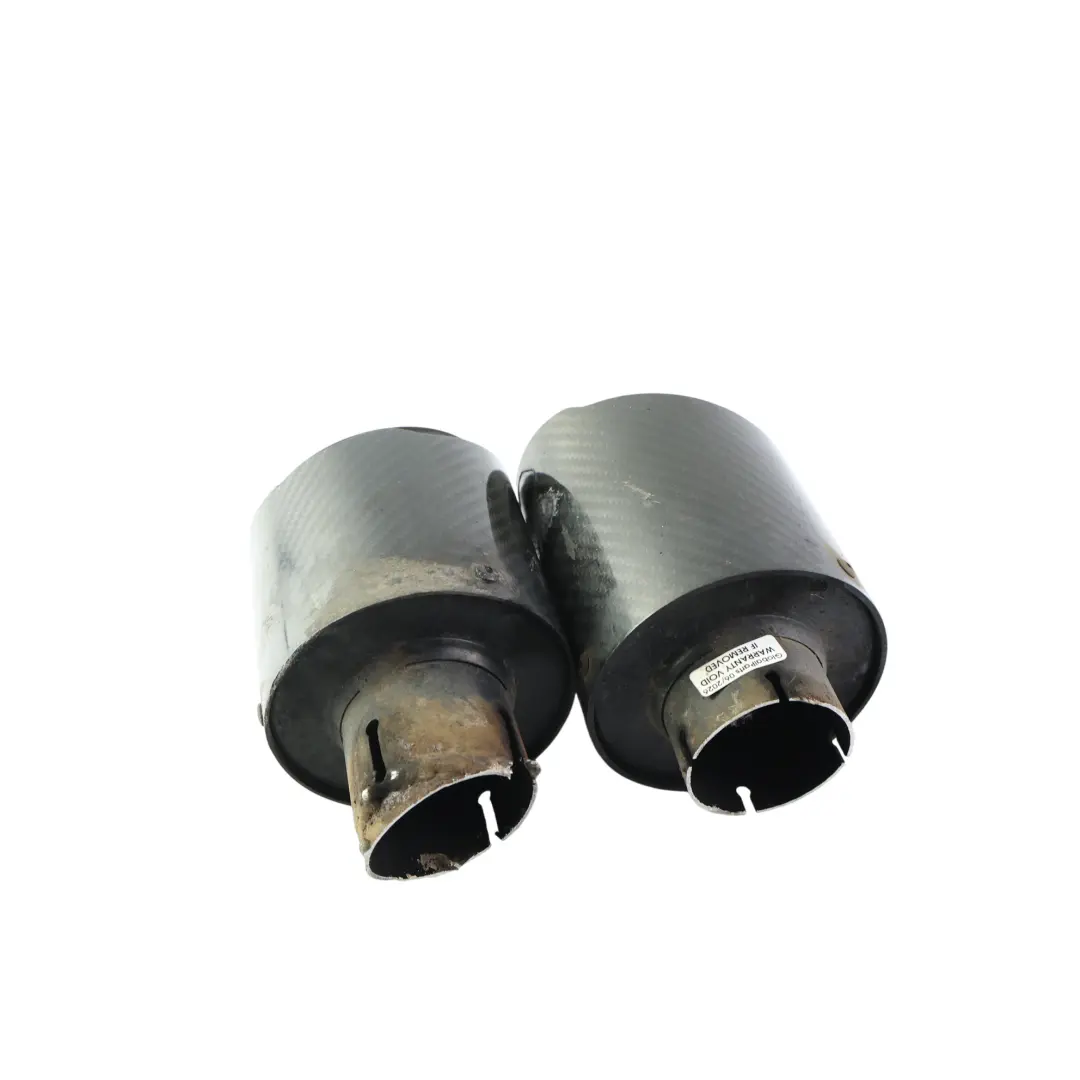 Exhaust Tailpipe Tip Set Carbon Look M Sport to BMW E90 E91 E92 with Part number E92-EXHAUST-TIP-SET BMW E90 E91 E92 Exhaust Tailpipe Tip Set Carbon Look M Sport - SKU E92-EXHAUST-TIP-SET - Part number E92-EXHAUST-TIP-SET