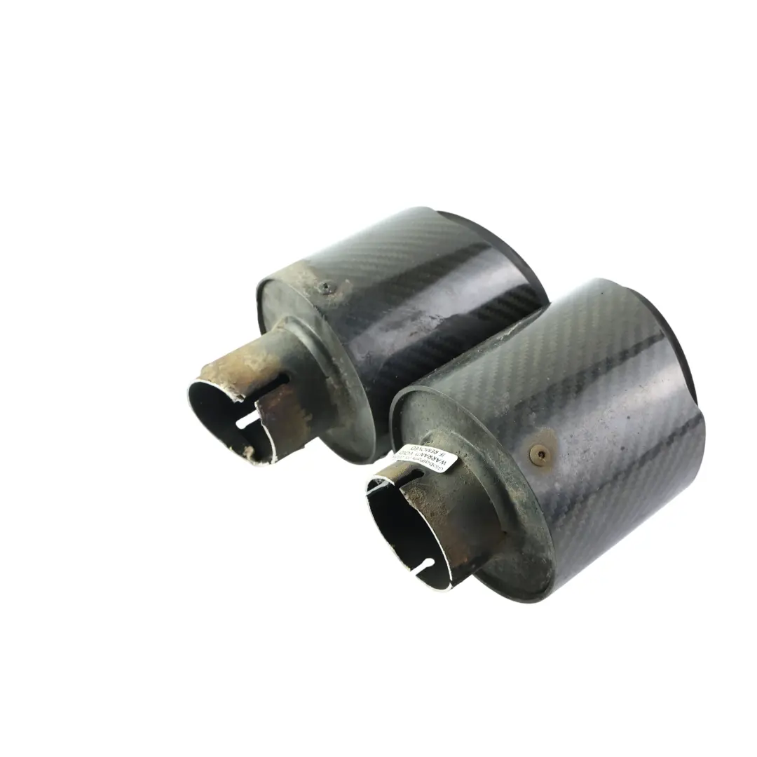 Exhaust Tailpipe Tip Set Carbon Look M Sport to BMW E90 E91 E92 with Part number E92-EXHAUST-TIP-SET BMW E90 E91 E92 Exhaust Tailpipe Tip Set Carbon Look M Sport - SKU E92-EXHAUST-TIP-SET - Part number E92-EXHAUST-TIP-SET