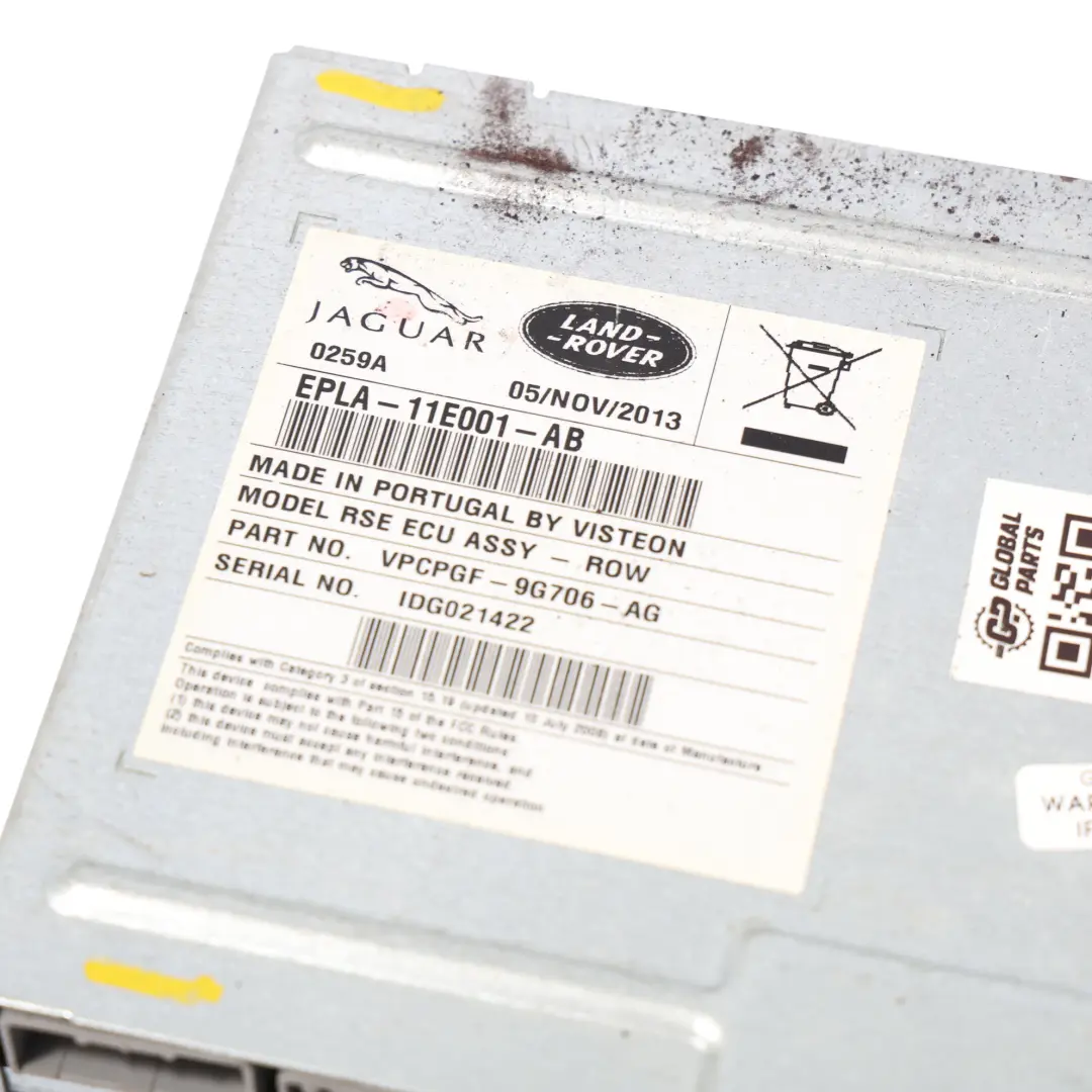 Entertainment Screen Control Unit ECU to Range Rover L405 Rear with Part number EPLA-11E001-AB Range Rover L405 Rear Entertainment Screen Control Unit ECU - SKU EPLA-11E001-AB - Part number EPLA-11E001-AB