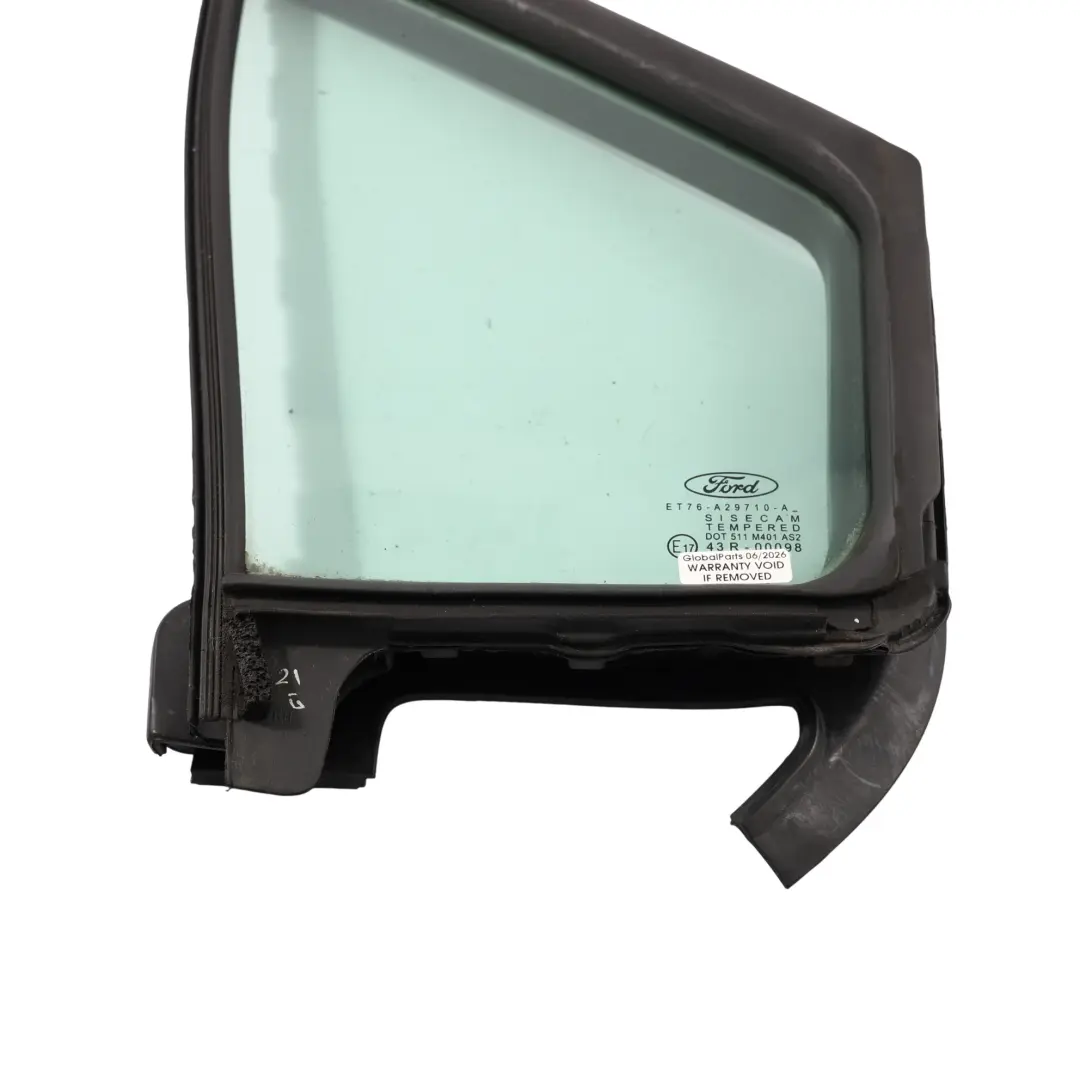 Ford Transit Courier Front Door Fixed Glass Glazing Right O/S AS2 C - SKU ET76-A29710-A - Part number ET76-A29710-A