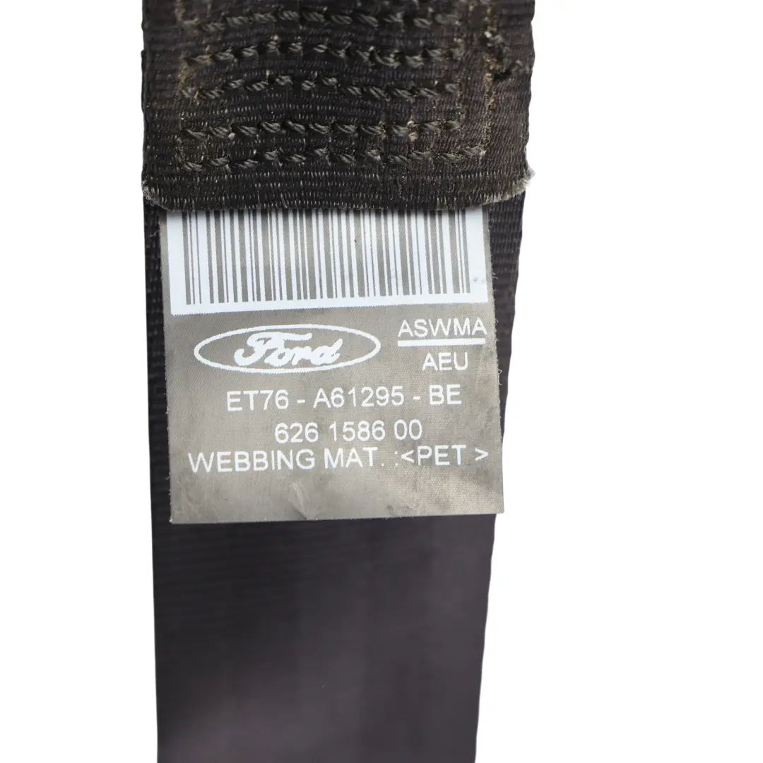Ford Transit Courier Seat Belt Front Left N/S Black - SKU RHD-ET76-A61295-BE - Part number ET76-A61295-BE