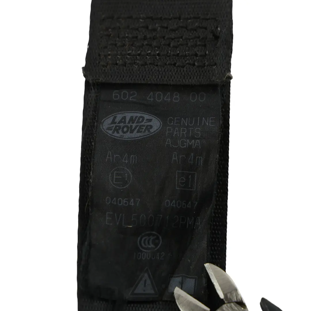 Belt Restraint Left N/S to Land Rover Discovery 3 L319 Rear Seat with Part number EVL500712PMA Land Rover Discovery 3 L319 Rear Seat Belt Restraint Left N/S - SKU EVL500712PMA - Part number EVL500712PMA