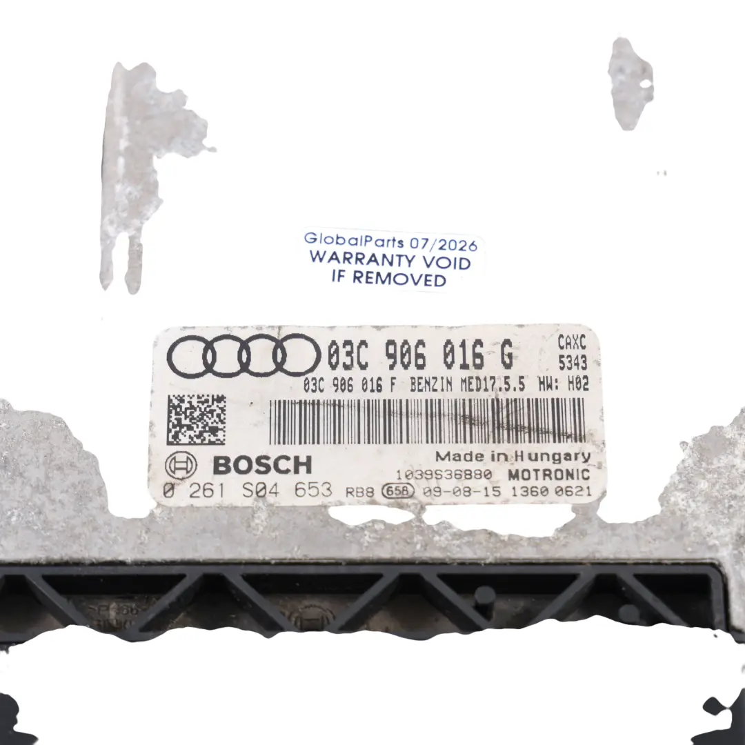 CAXC 125HP Sterownik Silnika ECU Automat do Audi A3 8P 1.4 TFSI o numerze 03C906016G Audi A3 8P 1.4 TFSI CAXC 125HP Sterownik Silnika ECU Automat - SKU 03C906016G - Numer Części 03C906016G
