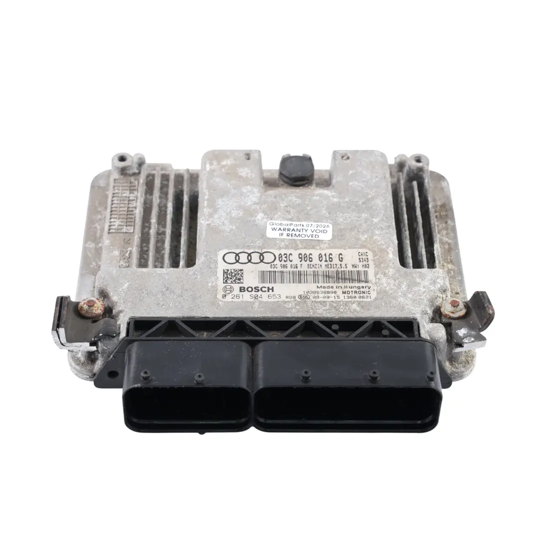 Audi A3 8P 1.4 TFSI CAXC 125HP Calculateur Moteur ECU Automatique - SKU 03C906016G - Numéro de pièce 03C906016G