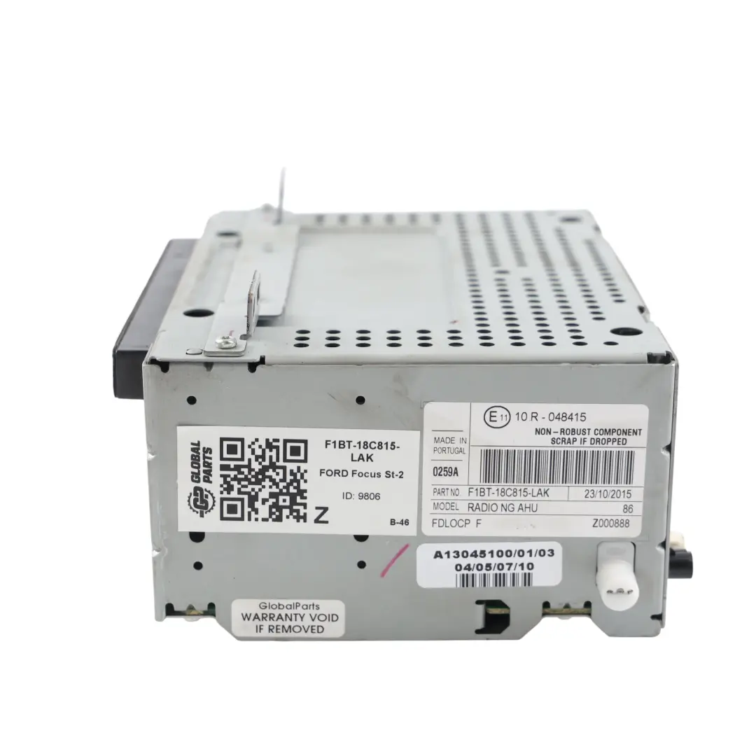 Ford Focus MK3 Autoradio Lettore CD Unità - SKU F1BT-18C815-LAK - Numero di parte F1BT-18C815-LAK