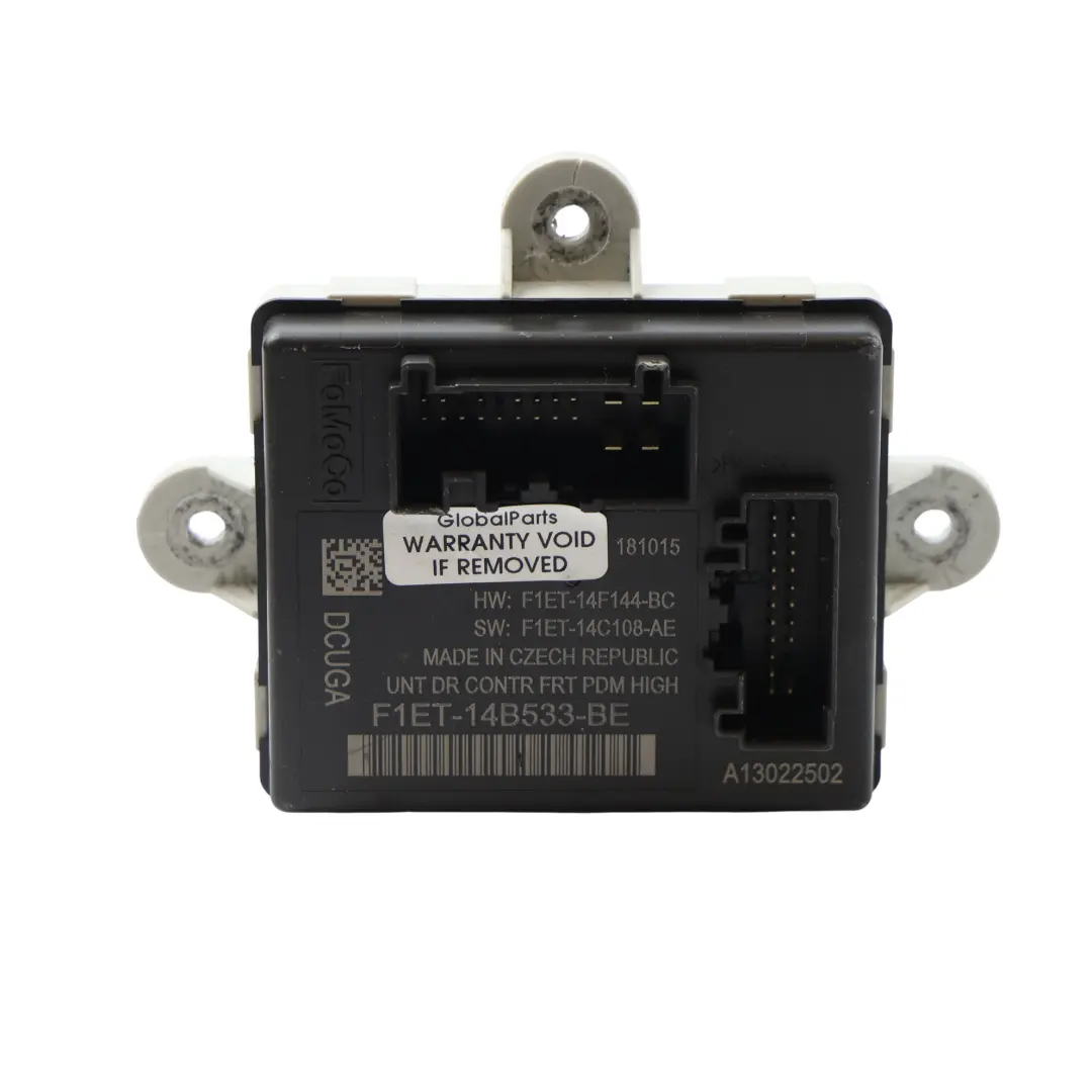 Ford Focus Mk3 Front Door Control Module Passenger Side - SKU F1ET-14B533-BE - Part number F1ET-14B533-BE