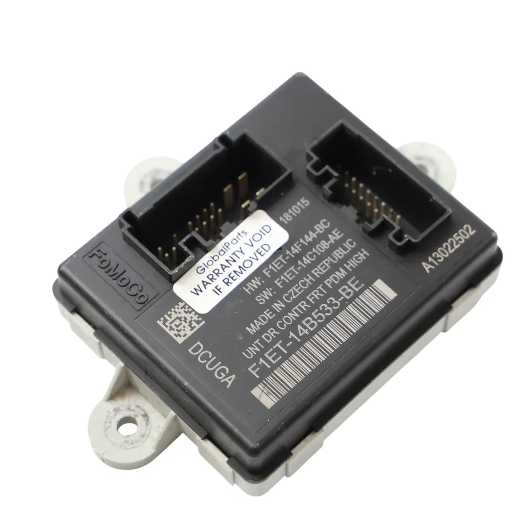 Ford Focus Mk3 Front Door Control Module Passenger Side - SKU F1ET-14B533-BE - Part number F1ET-14B533-BE