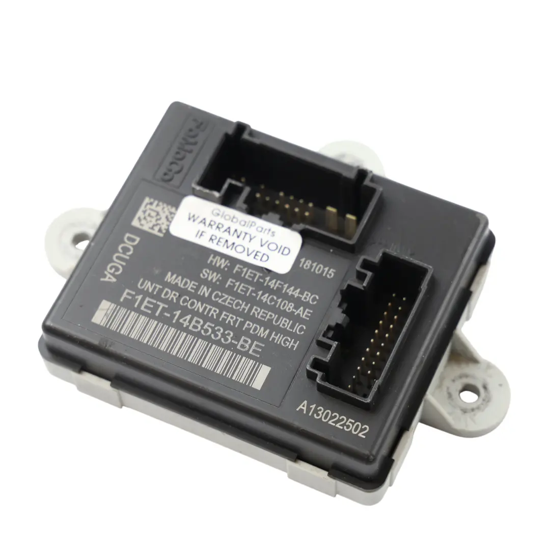 Ford Focus MK3 Módulo Control Puerta Delantera Lado Pasajero - SKU F1ET-14B533-BE - Número de pieza F1ET-14B533-BE