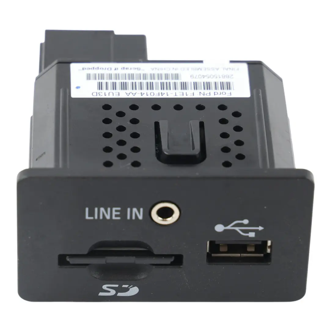 Ford Focus Mk3 USB Aux Socket Port SD Card Reader Unit - SKU F1ET-14F014-AA - Part number F1ET-14F014-AA