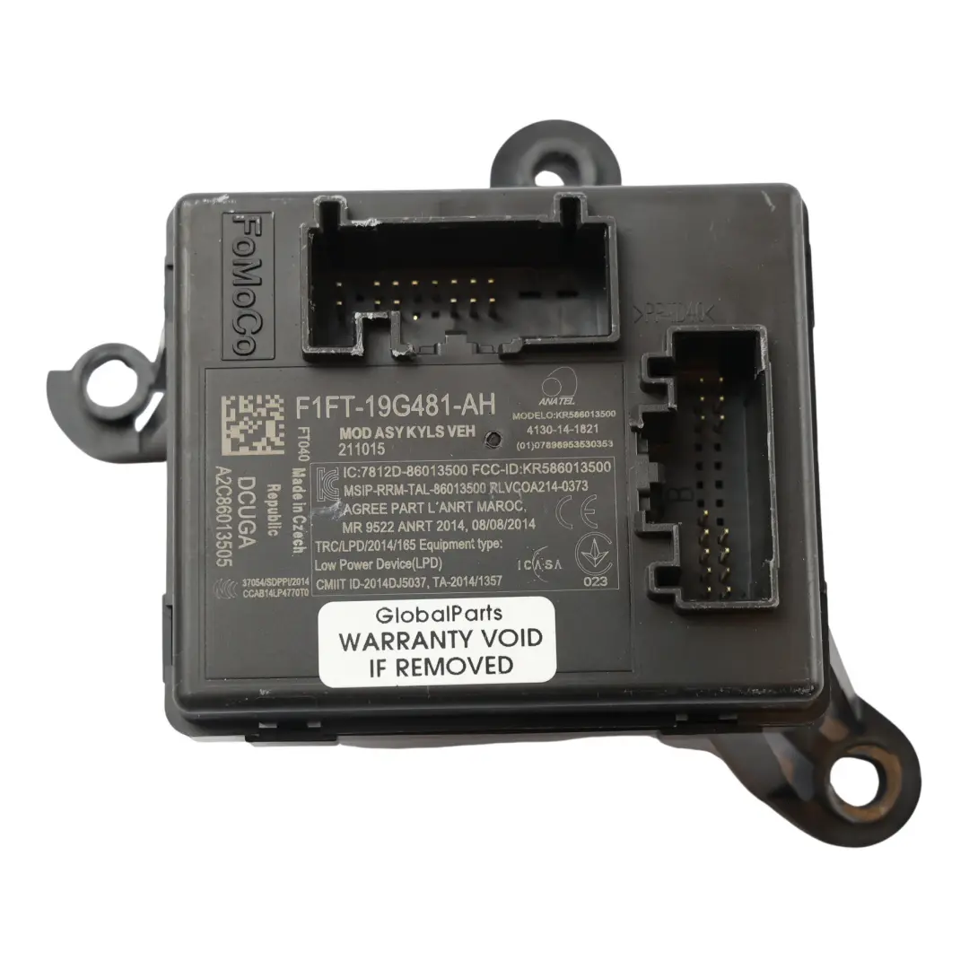 MK3 ST Module Unité Contrôle Confort Entrée Sans Clé pour Ford Focus à propos du numéro de pièce F1FT-19G481-AH Ford Focus MK3 ST Module Unité Contrôle Confort Entrée Sans Clé - SKU F1FT-19G481-AH - Numéro de pièce F1FT-19G481-AH