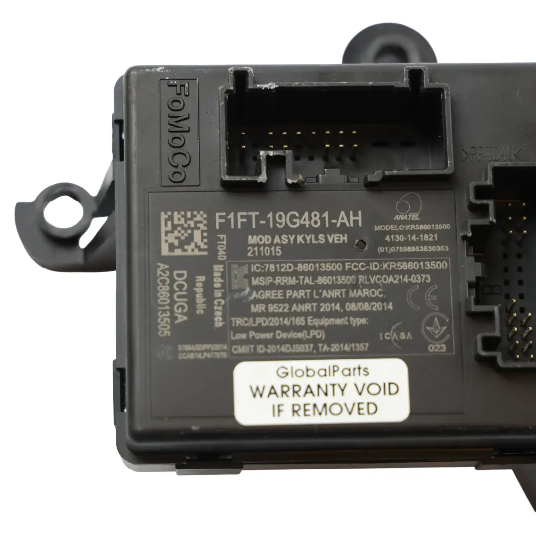 MK3 ST Module Unité Contrôle Confort Entrée Sans Clé pour Ford Focus à propos du numéro de pièce F1FT-19G481-AH Ford Focus MK3 ST Module Unité Contrôle Confort Entrée Sans Clé - SKU F1FT-19G481-AH - Numéro de pièce F1FT-19G481-AH