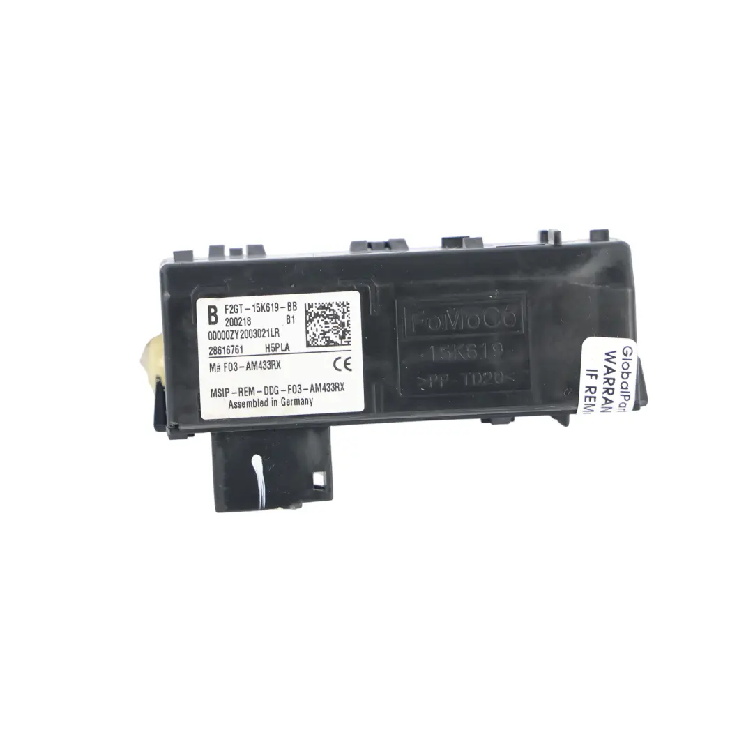 Ford Mondeo MK5 Módulo Receptor Entrada sin Llave ECU - SKU F2GT-15K619-BB - Número de pieza F2GT-15K619-BB