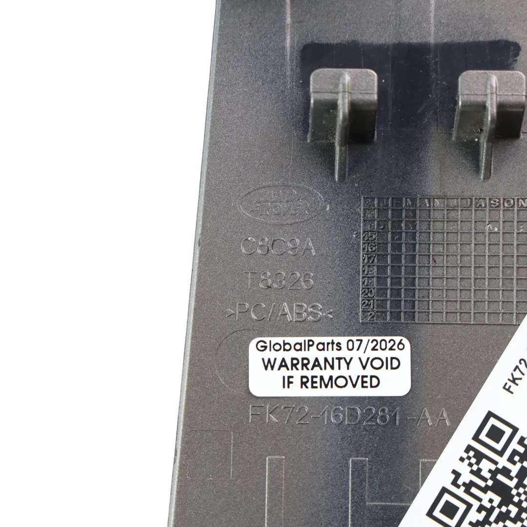 Front Wing Fender Trim Left N/S Kaikoura Stone - 997 to Land Rover Discovery L550 with Part number FK72-16D281-AA Land Rover Discovery L550 Front Wing Fender Trim Left N/S Kaikoura Stone - 997 - SKU FK72-16D281-AA-KST - Part number FK72-16D281-AA