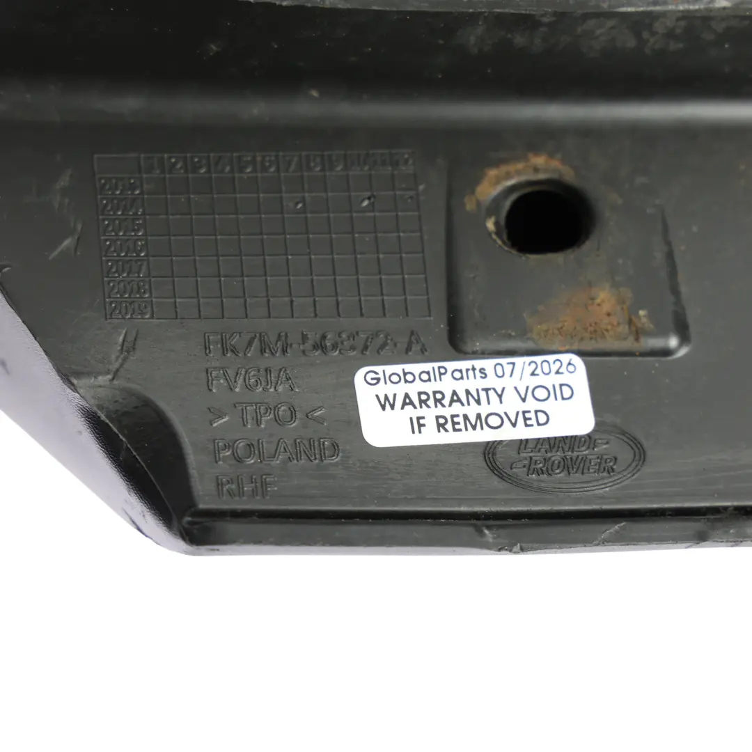 Land Rover Discovery Sport L550 Paraspruzzi Anteriore Destro - SKU FK7M-56372-A - Numero di parte FK7M-56372-A