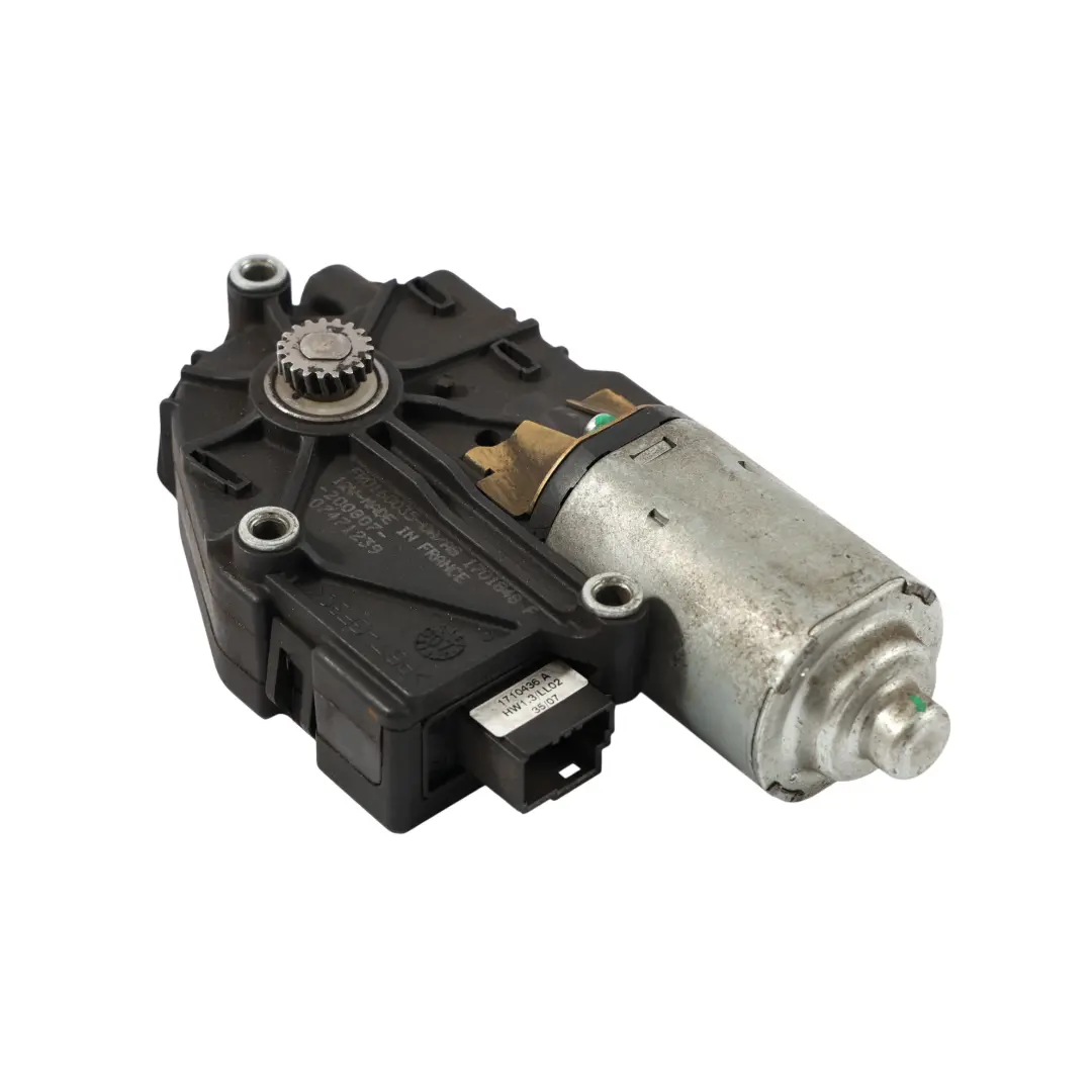 Sunroof Sun Roof Motor Unit 12V to Peugeot 207 Electric with Part number FR0160035 Peugeot 207 Electric Sunroof Sun Roof Motor Unit 12V - SKU FR0160035 - Part number FR0160035