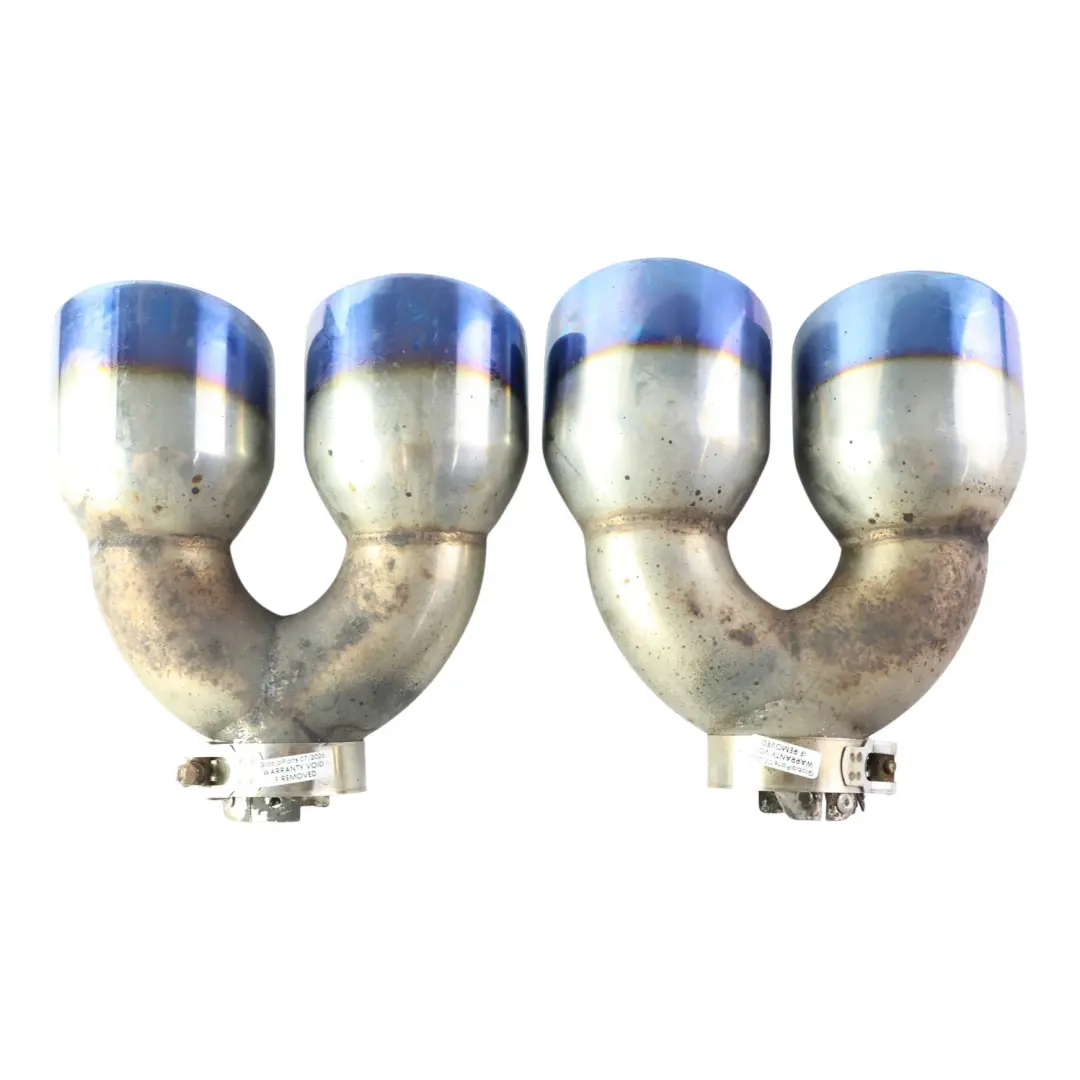 Exhaust Quad Tips to Volkswagen Golf Mk7 GTI Rear with Part number GOLF-EXHAUST-SET Volkswagen Golf Mk7 GTI Rear Exhaust Quad Tips - SKU GOLF-EXHAUST-SET - Part number GOLF-EXHAUST-SET