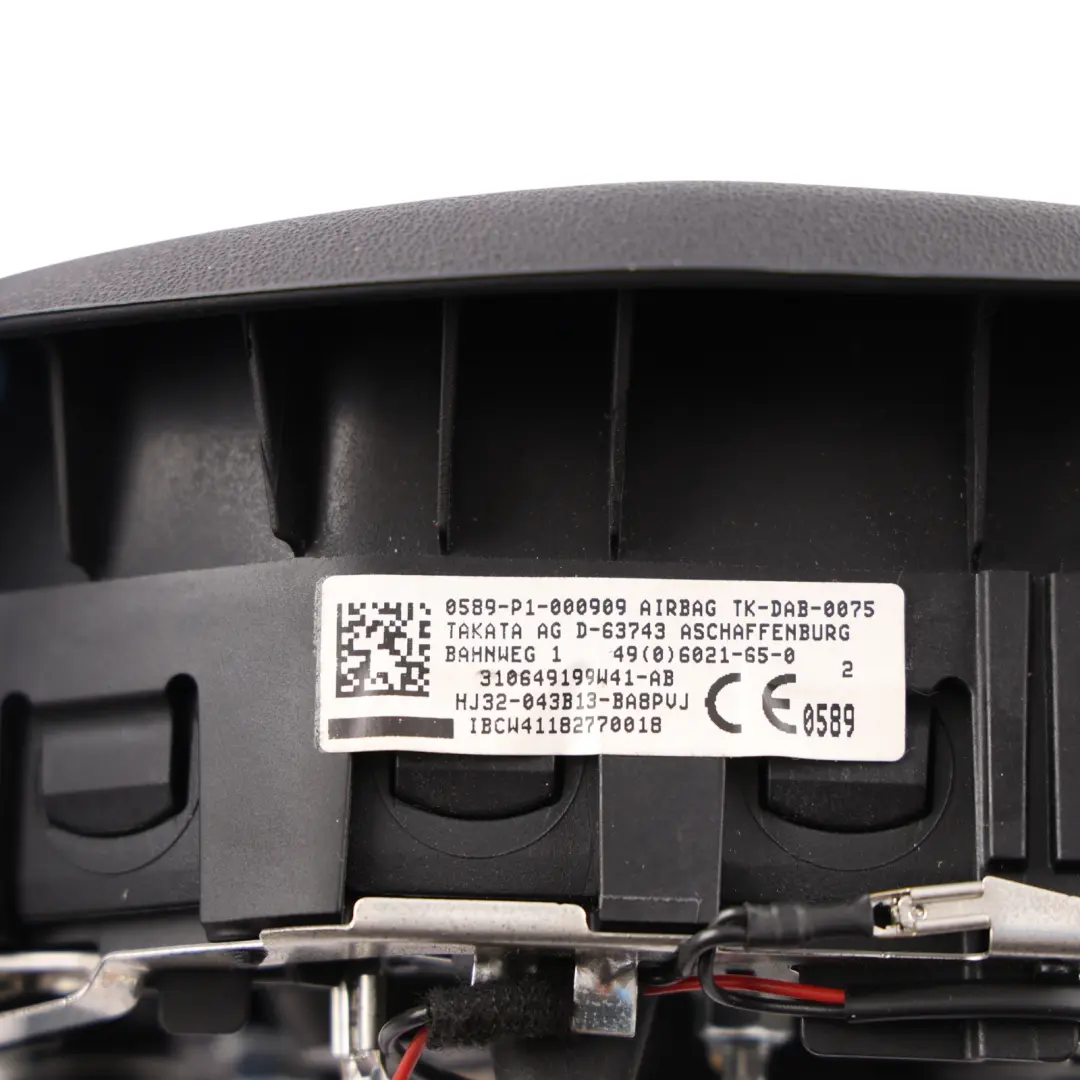 Range Rover Evoque L538 Steering Wheel Driver's Air Module - SKU HJ32-043B13-BA8PVJ - Part number HJ32-043B13-BA8PVJ