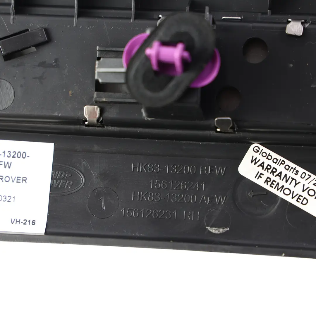 Door Sill Step Cover Front Right O/S to Range Rover Velar L560 with Part number HK83-13200-AFW Range Rover Velar L560 Door Sill Step Cover Front Right O/S - SKU HK83-13200-AFW - Part number HK83-13200-AFW