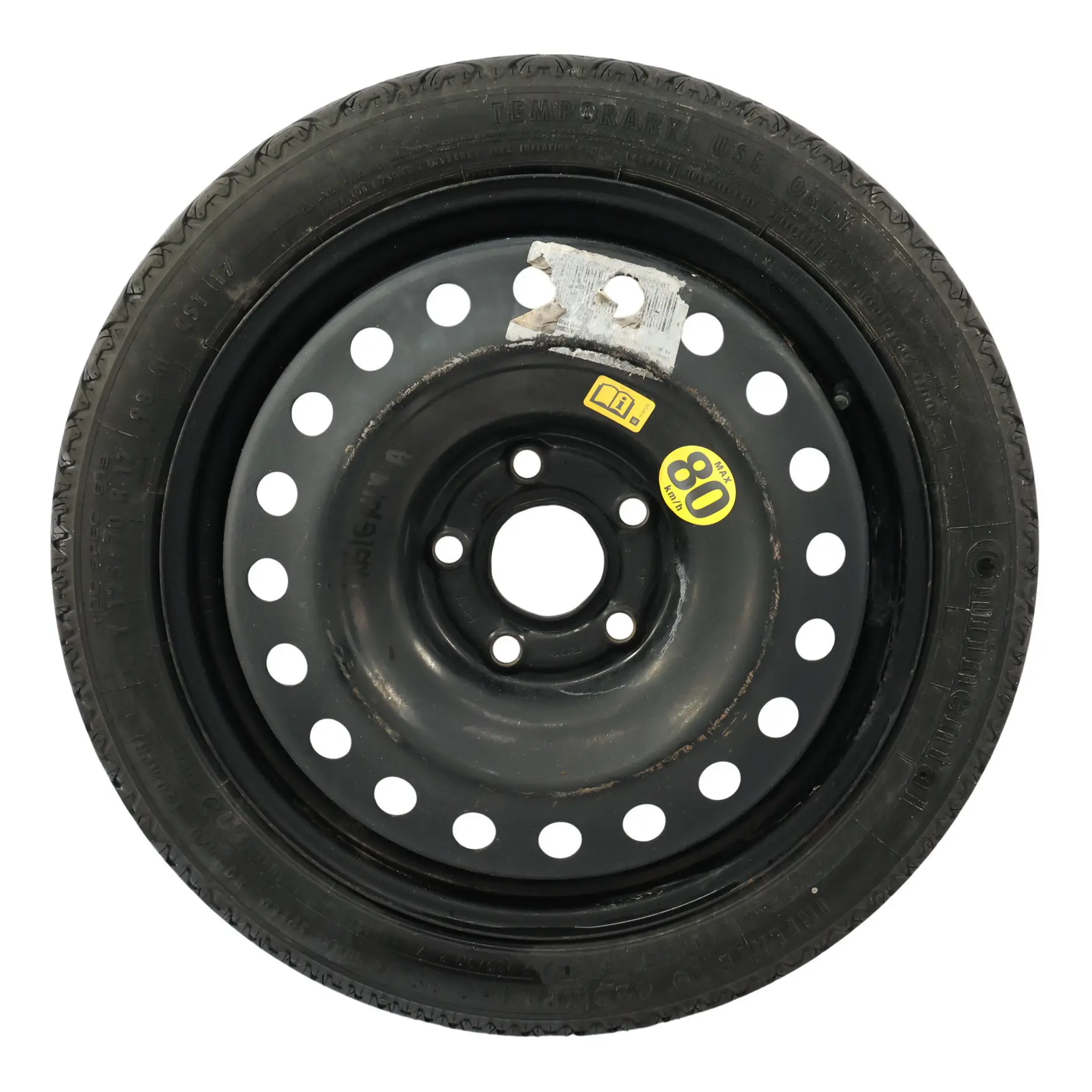 Opel Insignia A Roue de Secours Galette 17" 4J ET:41 125/70
