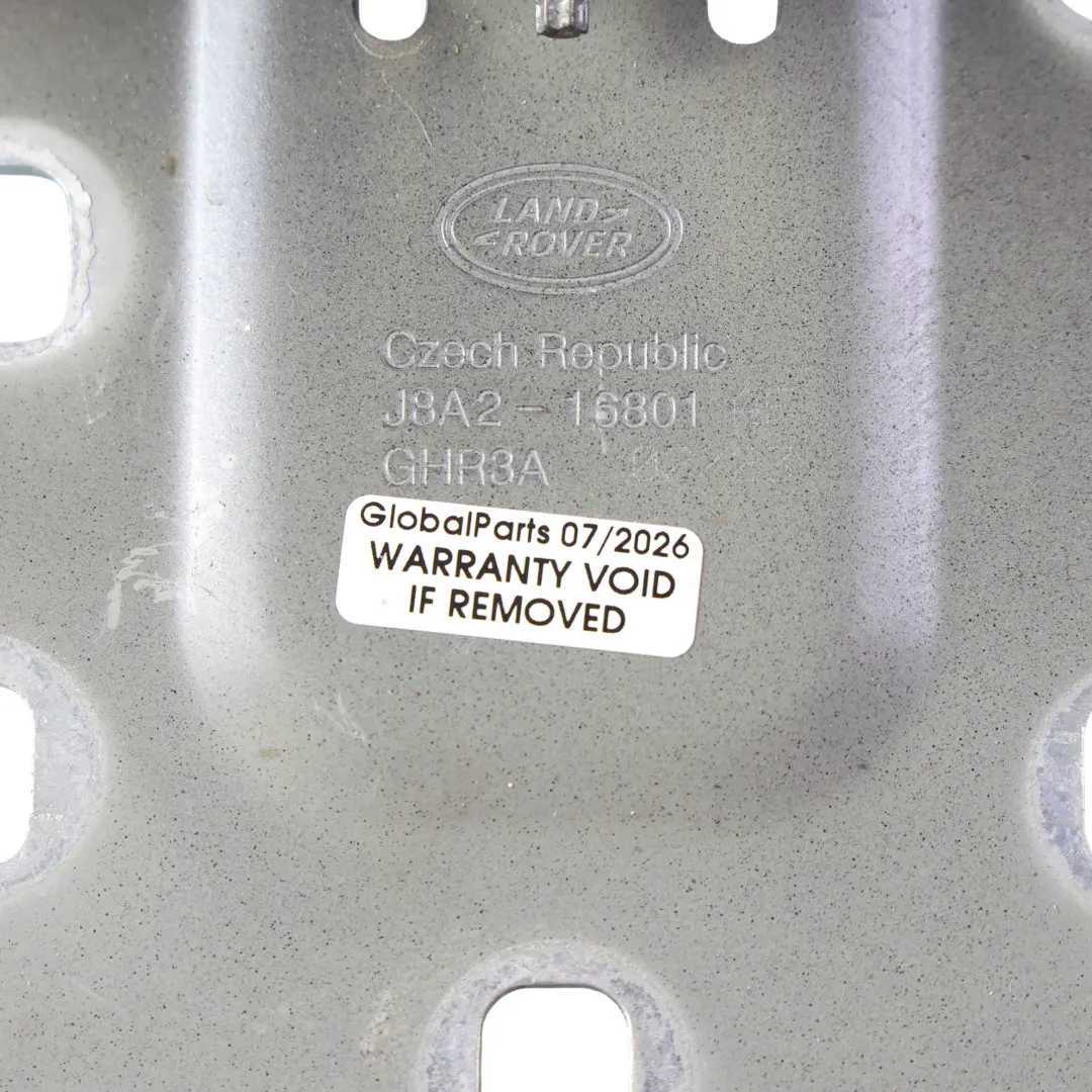 Land Rover Bisagra Capó Delantera Izquierda Gris Tormenta - SKU J8A2-16801-AF-STO - Número de pieza J8A2-16801-AF