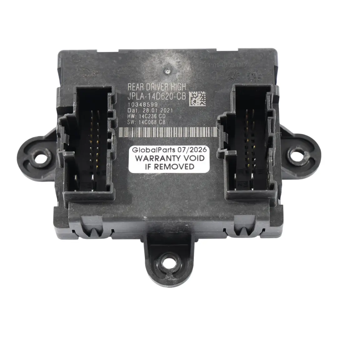 Range Rover Evoque L551 Door Control Module ECU Rear Right O/S - SKU JPLA-14D620-CB - Part number JPLA-14D620-CB