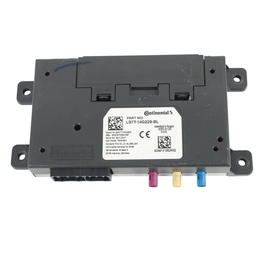 MK5 Módulo Control Bluetooth Transceptor Teléfono ECU para Ford Mondeo con número de pieza JS7T-14G229 Ford Mondeo MK5 Módulo Control Bluetooth Transceptor Teléfono ECU - SKU LS7T-14G229-BL - Número de pieza JS7T-14G229