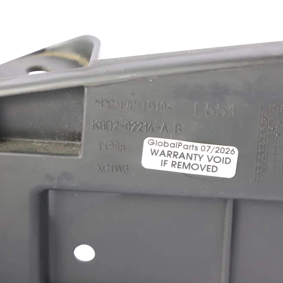 Soporte Bandeja Batería para Range Rover Evoque L551 con número de pieza K8D2-02214-AB Range Rover Evoque L551 Soporte Bandeja Batería - SKU K8D2-02214-AB - Número de pieza K8D2-02214-AB