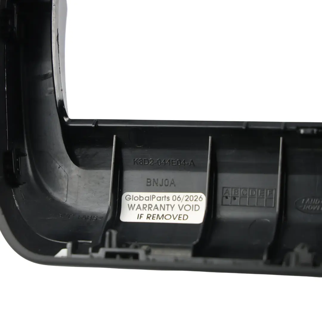 Land Range Rover Evoque L551 Rear Centre Console Trim Cover Panel - SKU K8D2-044E04-A - Part number K8D2-044E04-A