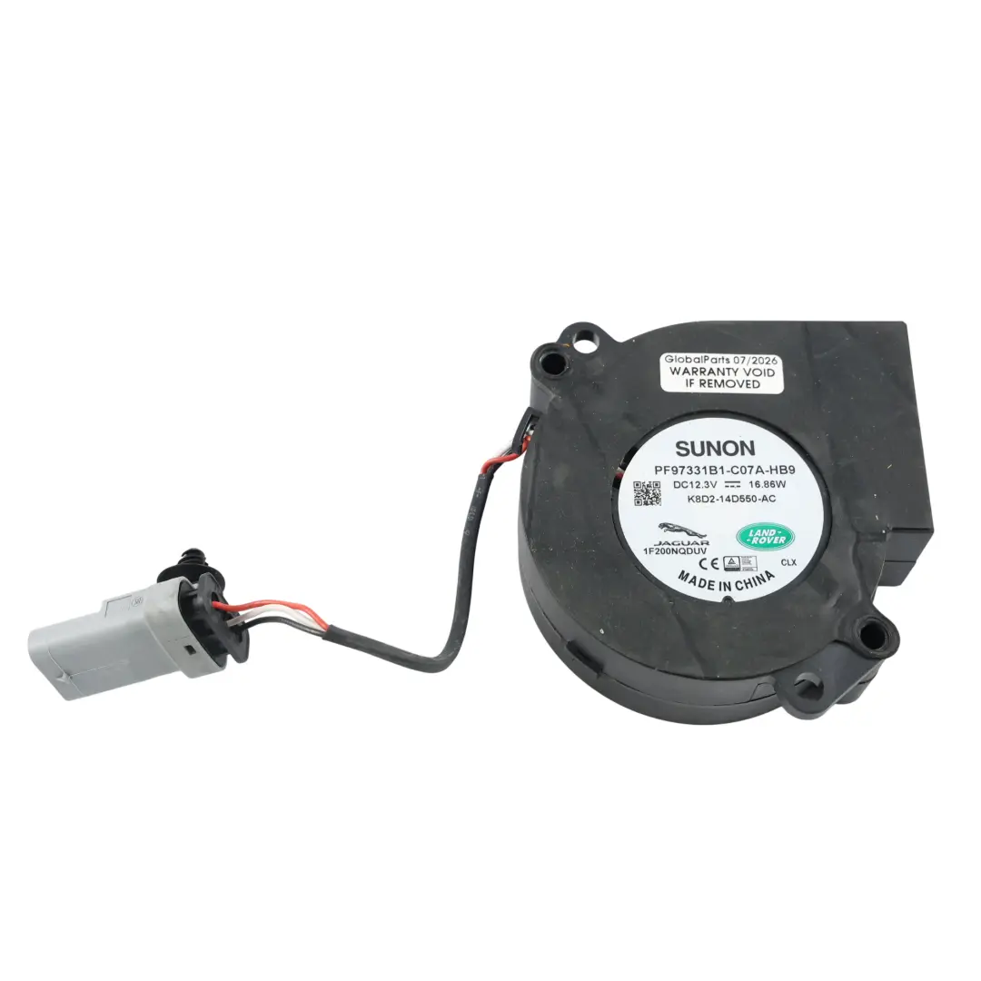 Range Rover Evoque L551 Ventilador Enfriador Batería EV - SKU K8D2-14D550-AC - Número de pieza K8D2-14D550-AC